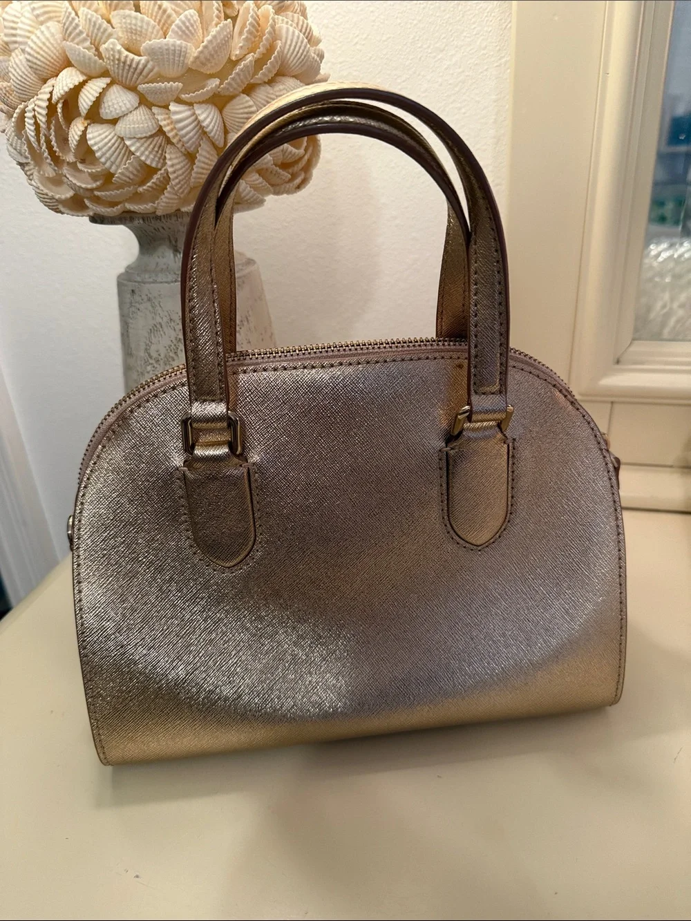 Kate Spade Metallic Rose Gold Purse